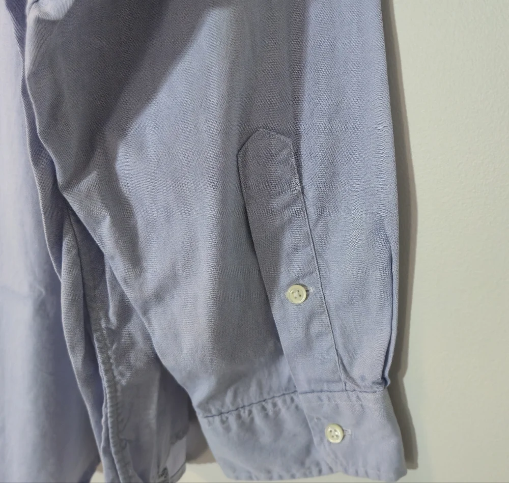 Polo Ralph Lauren 18 36/37 Blue Multi-Color Pony Oxford Button Down Shirt XL XXL - Picture 9 of 12